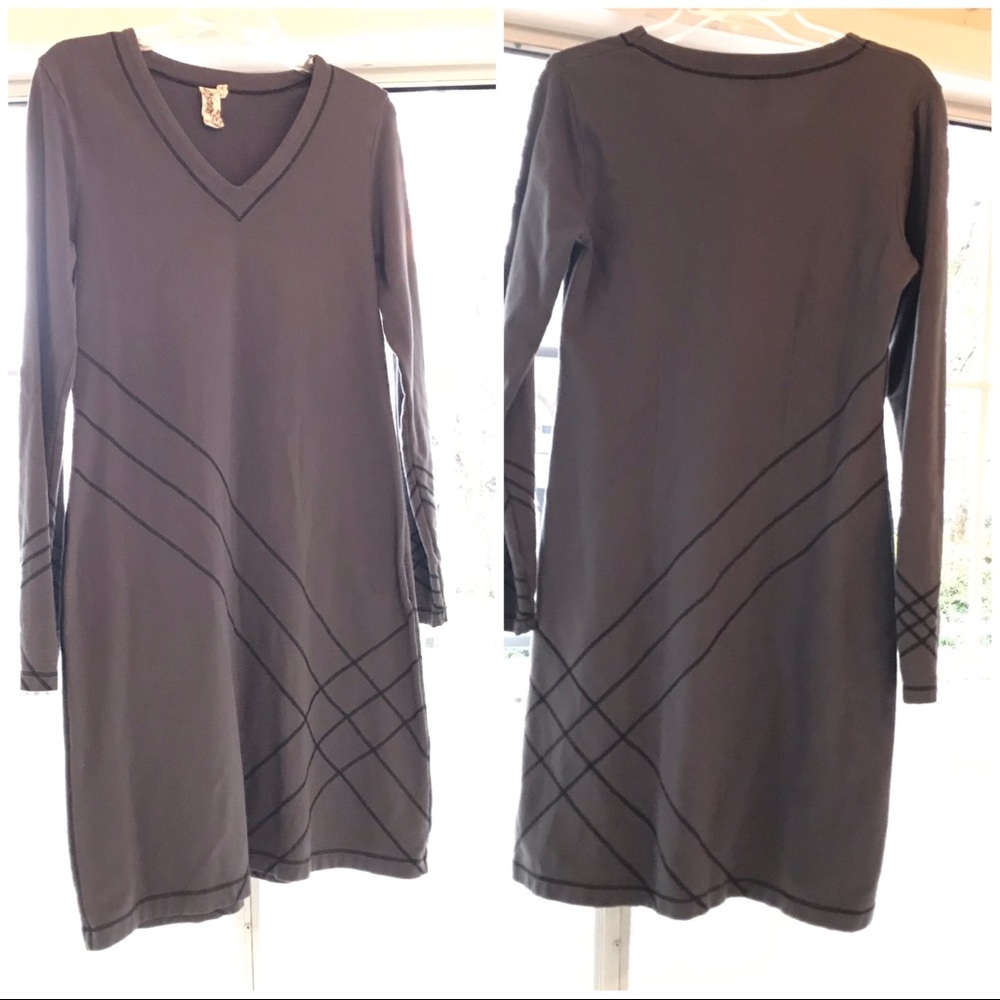 Aventura Organic Cotton Gray w black detail Med